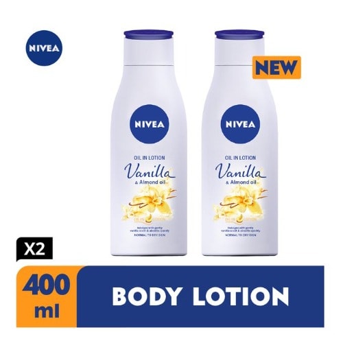Nivea Vanilla & Almond Body Lotion - Pack of 2 - - Fresh To Dommot